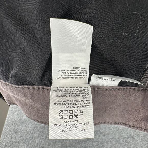 Lucky Brand 121 Mens Jeans 38x30 Brown Denim Stretch Slim Fit Straight Leg - Picture 7 of 10